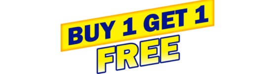 Buy 1 get 1 free