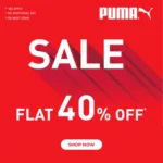 Puma Deals : Flat 40% OFF on End of Season Sale